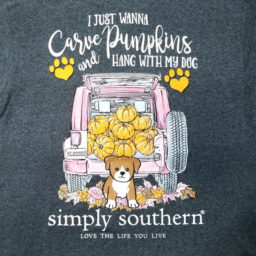 I Just Wanna Carve Pumpkins Hang With My Dog Shirt